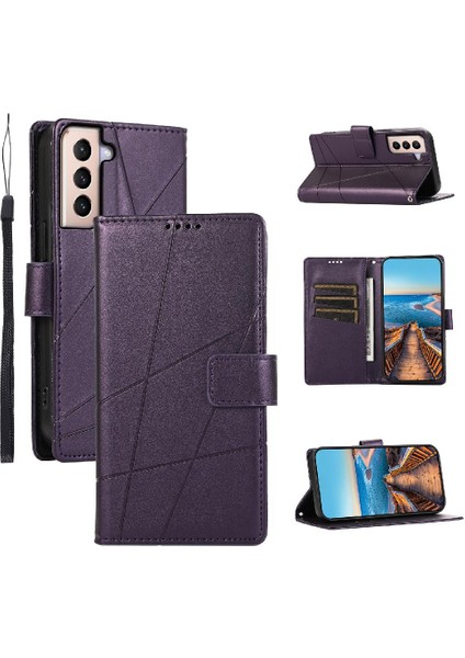 Samsung Galaxy S21 Artı Kickstand Şok Emici Üç Için Flip Case (Yurt Dışından)