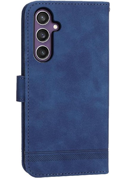 Samsung Galaxy S24 Artı Nakit Cep Bileklik Manyetik Kart Için Flip Case (Yurt Dışından)