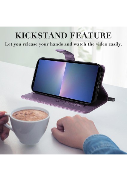 Sony Xperia 10 Vi Flip Kickstand Manyetik Kapak Pu Deri Kılıf ile (Yurt Dışından) modelleri