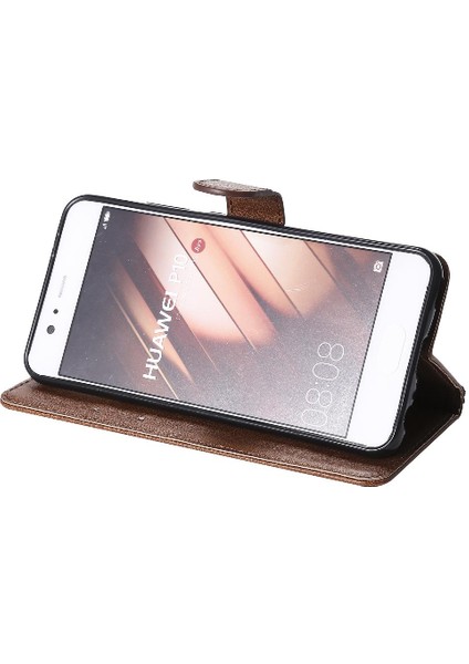 Kart Yuvası Klasik Katı ile Huawei P10 Deri Için Flip Case (Yurt Dışından) fırsatları