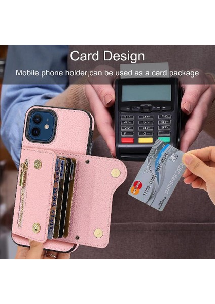 IPhone 12 Için Kılıf Pro Max Büyük Kapasiteli Uzun Kayış Kart Yuvaları Mini (Yurt Dışından) fiyatları