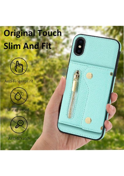 IPhone X/xs Hafif Uzun Kayış Mini Sırt Çantası Kart Yuvaları (Yurt Dışından)