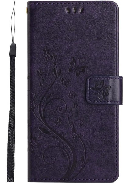 Sony Xperia 10 Vı Için Filp Durumda Bilek Kayışı Manyetik Kapatma Kickstand Pu (Yurt Dışından) modelleri