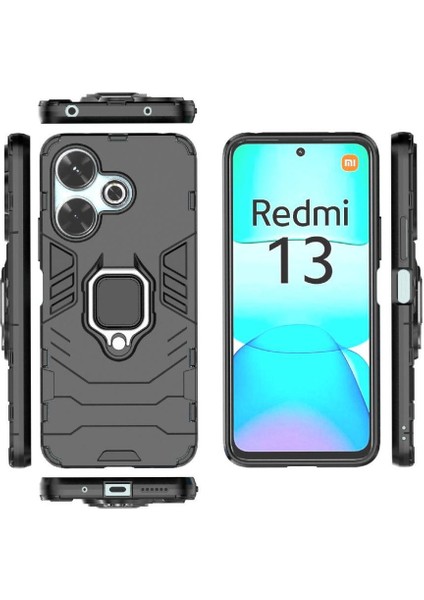 Oppo A60 4g 360&DEG; Döner Halka Için Kılıf Kickstand Darbeye Kapak Askeri (Yurt Dışından)
