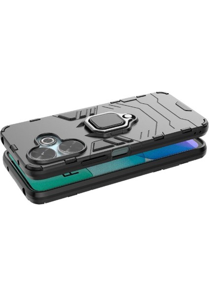 Oppo A60 4g 360&DEG; Döner Halka Için Kılıf Kickstand Darbeye Kapak Askeri (Yurt Dışından)