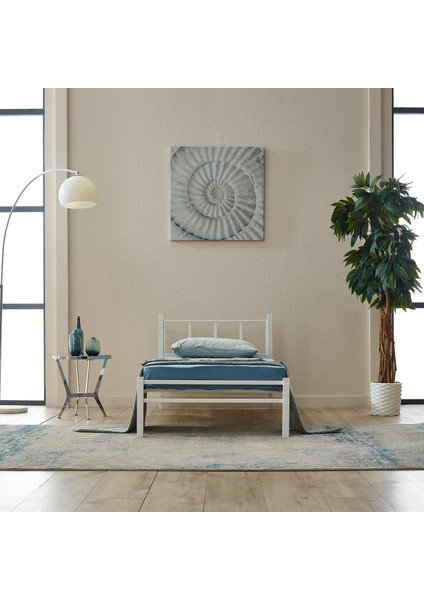 Atlas Tek Kişilik Metal Karyola 90 x 190 -90 x 200