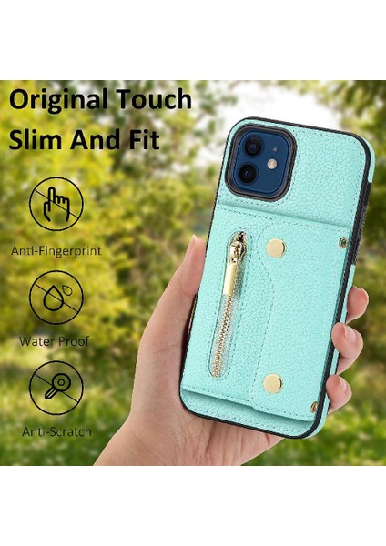 IPhone 12 Için Kılıf Pro Max Büyük Kapasiteli Uzun Kayış Kart Yuvaları Mini (Yurt Dışından) fırsatları