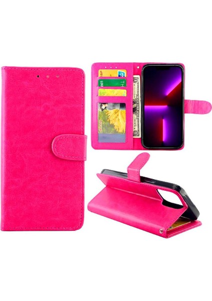 IPhone 13 Için Flip Case Pro Max Kart Tutucu Pu Deri Darbeye Kapatma (Yurt Dışından)