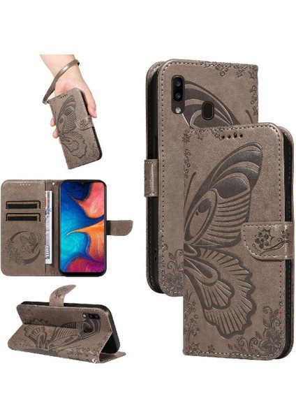 Samsung Galaxy A30 Için Flip CASE/A20 Ayrılabilir El Kayışı (Yurt Dışından)