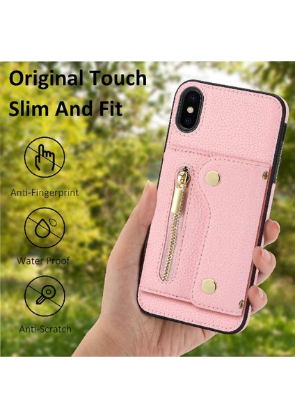 IPhone X/xs Hafif Uzun Kayış Mini Sırt Çantası Kart Yuvaları (Yurt Dışından)
