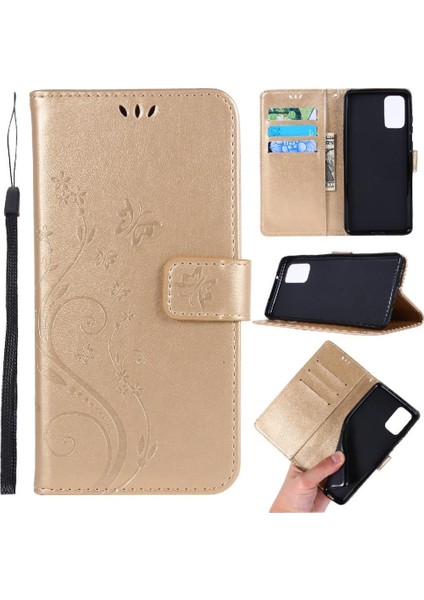 Samsung Galaxy S20 Artı Bilek Kayışı Manyetik Kapatma Kartı Pu Için Filp Durumda (Yurt Dışından)