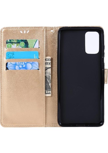 Samsung Galaxy S20 Artı Bilek Kayışı Manyetik Kapatma Kartı Pu Için Filp Durumda (Yurt Dışından)