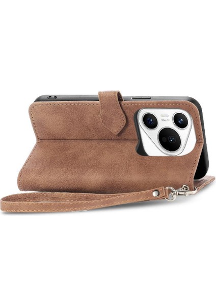 Huawei Pura 70 Flip Fermuar Tarzı Çoklu Kart Yuvası Cüzdan Için Flip Case (Yurt Dışından) fırsatları