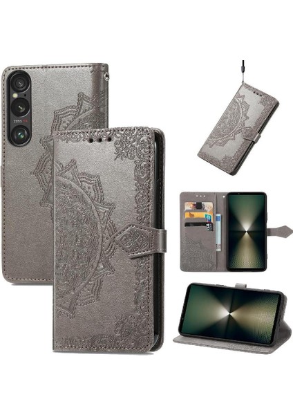 Sony Xperia 1 Vı Flip Kapak Için Flip Case Basit Iş Deri Kılıf (Yurt Dışından)