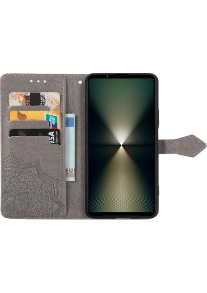 Sony Xperia 1 Vı Flip Kapak Için Flip Case Basit Iş Deri Kılıf (Yurt Dışından)