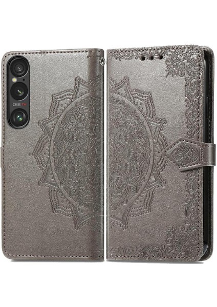 Sony Xperia 1 Vı Flip Kapak Için Flip Case Basit Iş Deri Kılıf (Yurt Dışından)