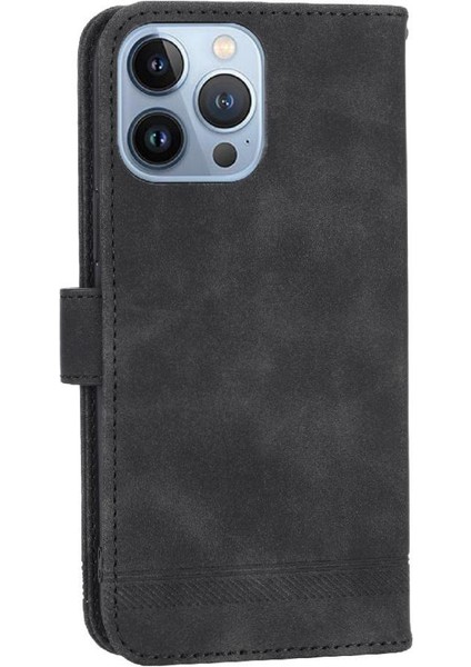 IPhone 13 Için Flip Case Pro Manyetik Kapatma Premium Kart Yuvaları Nakit (Yurt Dışından)