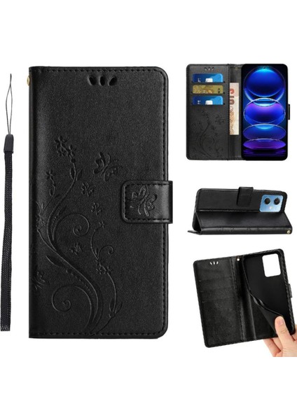 Xiaomi Redmi Not 12 4g Pu Deri Manyetik Kapatma Kartı Için Filp Durumda (Yurt Dışından)