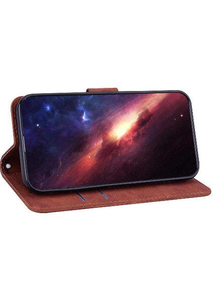 Oppo Oppo 12 Pro 5g Için Flip Case Premium Pu Deri Geometrik Kabartmalı (Yurt Dışından) modelleri
