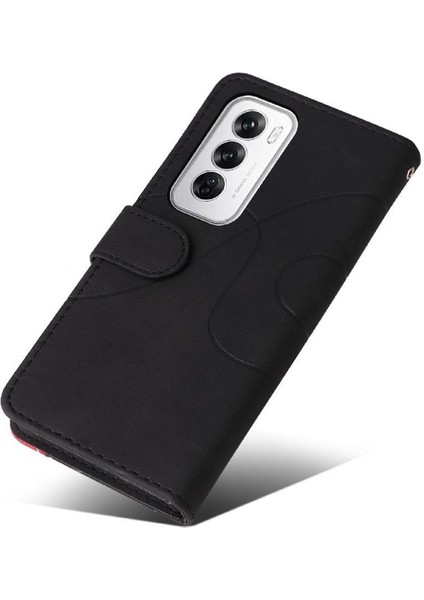 Kart Yuvası Standı Rengi ile Oppo Oppo 12 5g Deri Cüzdan Için Flip Case (Yurt Dışından) fiyatları