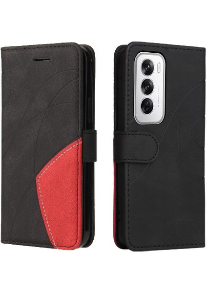 Kart Yuvası Standı Rengi ile Oppo Oppo 12 5g Deri Cüzdan Için Flip Case (Yurt Dışından) indirimleri