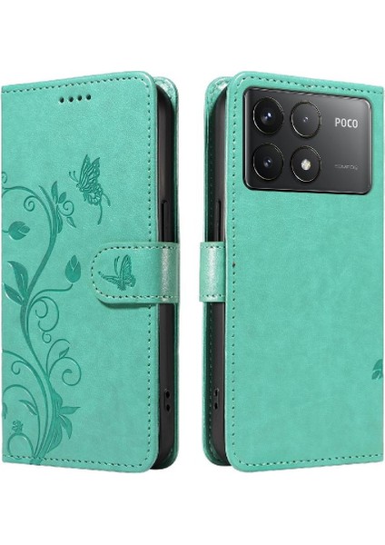 Xiaomi Redmi K70 Cüzdan Telefon Kılıfı Için Kılıf Kabartmalı Kelebek ile Yüksek (Yurt Dışından) fırsatları