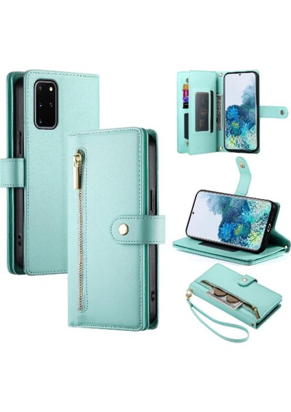 Samsung Galaxy S20 Artı Bilek Kayışı Çok Fonksiyonlu Kart Için Flip Case (Yurt Dışından)