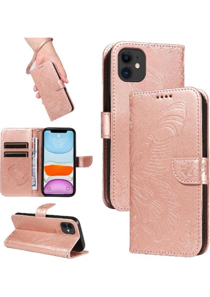 Kredi Kartı Yuvası ile IPhone 12 Mini Deri Için Flip Case (Yurt Dışından) modelleri