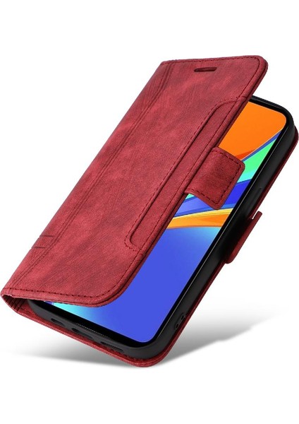 Xiaomi Redmi 9c Kart Yuvaları Için Kılıf Tpu Deri Manyetik Cüzdan Kapak Çevirin (Yurt Dışından)