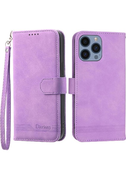 IPhone 14 Pro Nakit Cep Kartı Yuvaları Premium Bileklik Için Flip Case (Yurt Dışından)