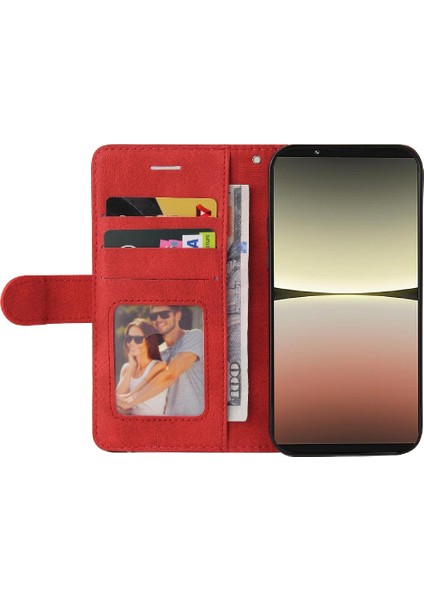Kart Yuvası Standı Iki Renkli Dikiş Pu Flip ile Sony Xperia5 Iv Için Kılıf (Yurt Dışından) fiyatları