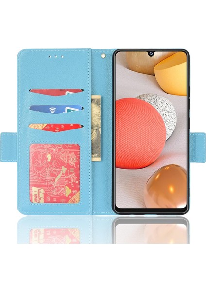 Samsung Galaxy Case 5g Kart Yuvaları Için Kılıf Tutucu Yan Toka Pu Deri (Yurt Dışından)