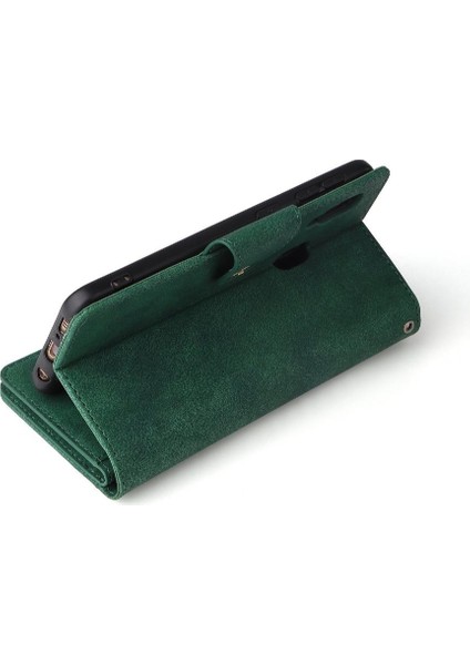 El Kayışı Manyetik Deri Fermuar Cüzdan ile Samsung Galaxy A40 Için Kılıf (Yurt Dışından) indirimleri