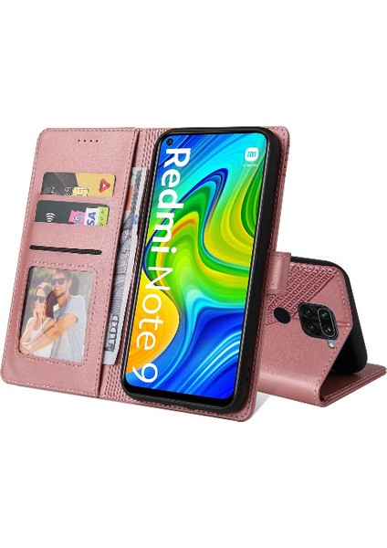 Xiaomi Redmi Not 9 Için Flip Case 4g Kickstand Darbeye 4 Köşe Üç (Yurt Dışından)