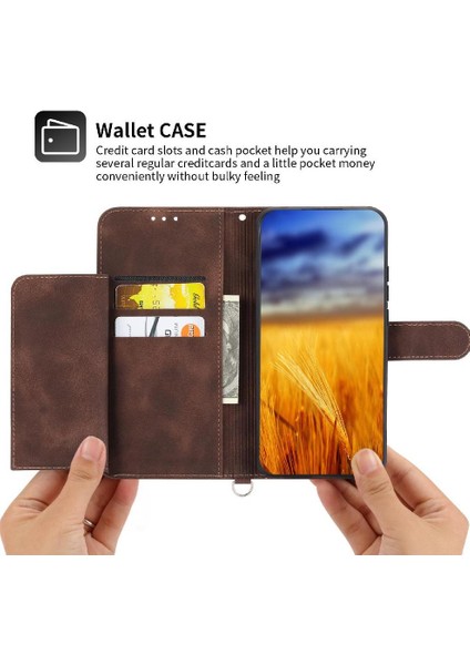 Xiaomi Redmi Not 12 Için Flip Case 4g Bileklik Çoklu Kredi Kartı Yuvaları (Yurt Dışından) fiyatları