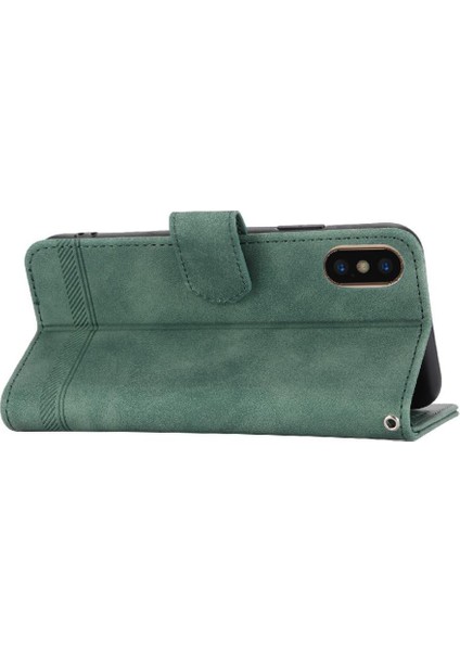 IPhone Xs Max Bileklik Manyetik Kapatma Premium Kart Yuvaları Için Flip Case (Yurt Dışından) fiyatları