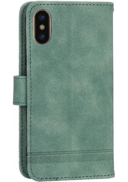 IPhone Xs Max Bileklik Manyetik Kapatma Premium Kart Yuvaları Için Flip Case (Yurt Dışından) fırsatları