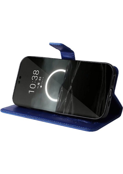 Huawei Huawei Pu Deri Flip Kickstand Darbeye Kapak Için Kılıf ile Kart (Yurt Dışından)