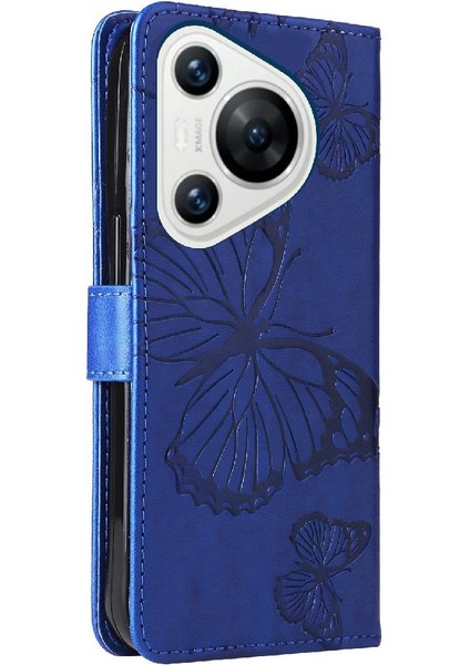 Huawei Huawei Pu Deri Flip Kickstand Darbeye Kapak Için Kılıf ile Kart (Yurt Dışından)