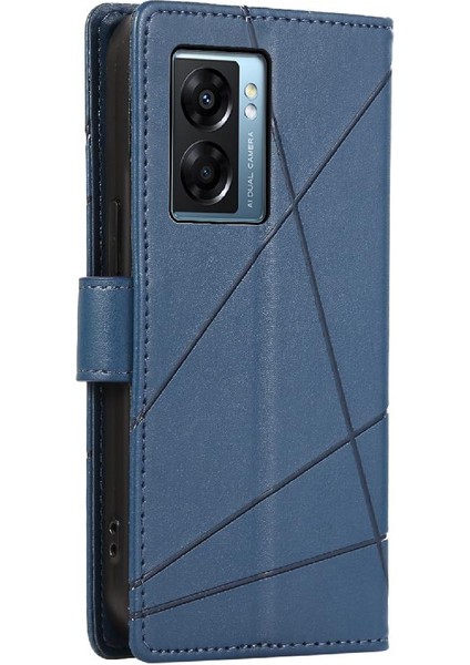 Oppo A57 5g Darbeye Kickstand Şok Emici Üç Kart Için Flip Case (Yurt Dışından)