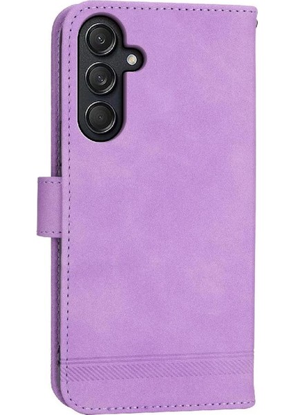 Samsung Galaxy M55 Kart Yuvaları Premium Manyetik Kapatma Nakit Için Flip Case (Yurt Dışından)