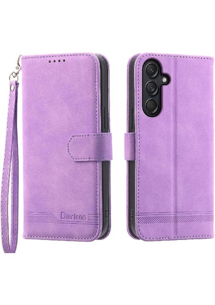 Samsung Galaxy M55 Kart Yuvaları Premium Manyetik Kapatma Nakit Için Flip Case (Yurt Dışından)