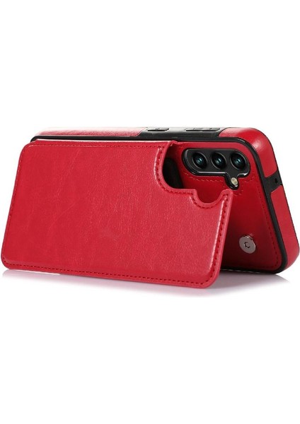 Kart Tutucu Kickstand Çift ile Samsung Galaxy S23 Fe 5g Için Cüzdan Kılıf (Yurt Dışından)