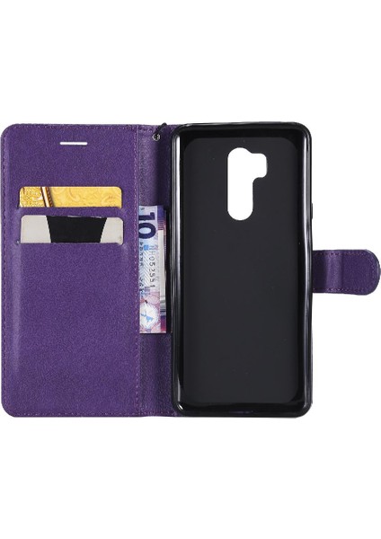 Kart Yuvası Deri Iş ile Lg G7 Thinq Için Flip Case (Yurt Dışından) modelleri