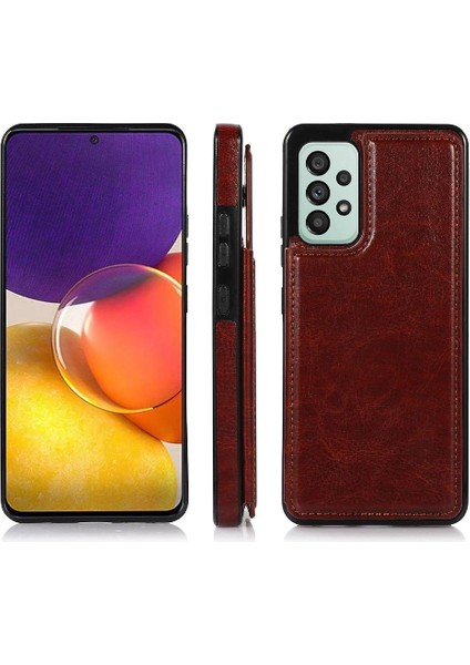 Cüzdan Kılıf Samsung Galaxy Için A53 5g Pu Deri Çift Manyetik Toka (Yurt Dışından)