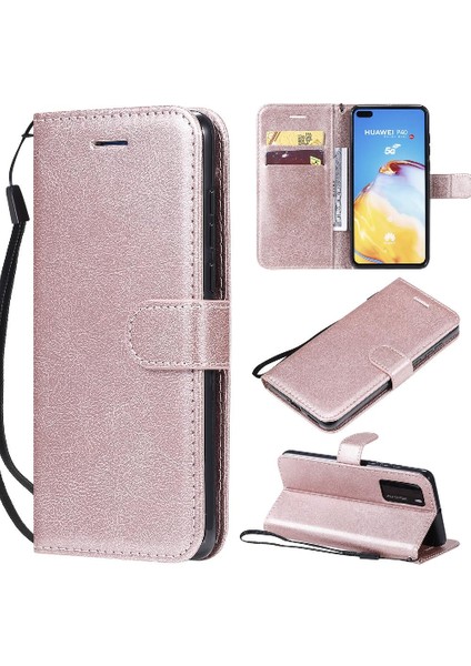 Kart Yuvası ile Huawei P40 Iş Cüzdan Telefon Kılıfı Için Flip Case Yüksek (Yurt Dışından)