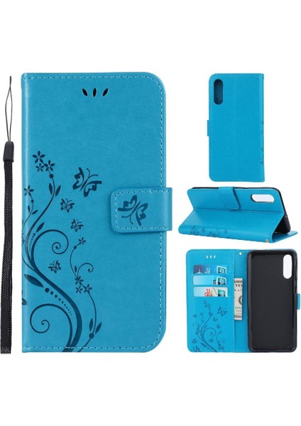 Samsung Galaxy A50/A50S/A30S Kickstand Manyetik Kapatma Pu Için Filp Durumda (Yurt Dışından)