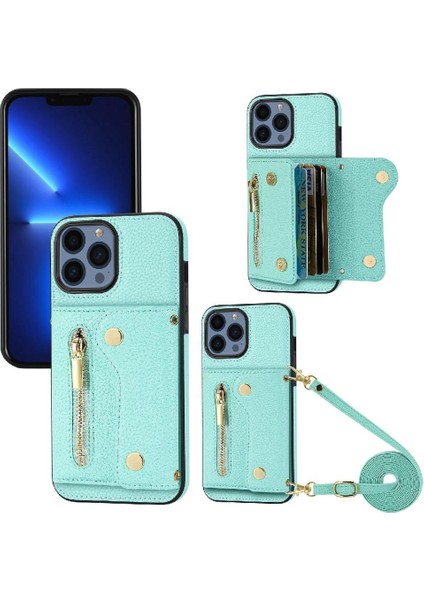IPhone 13 Mini Sırt Çantası Hafif Büyük Kapasiteli Kart Yuvaları Için Kılıf (Yurt Dışından)