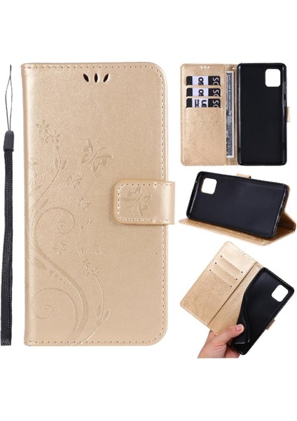 Samsung Galaxy A81 Için Filp Durumda/not 10 Lite Kickstand Kart Tutucu Bilek (Yurt Dışından)