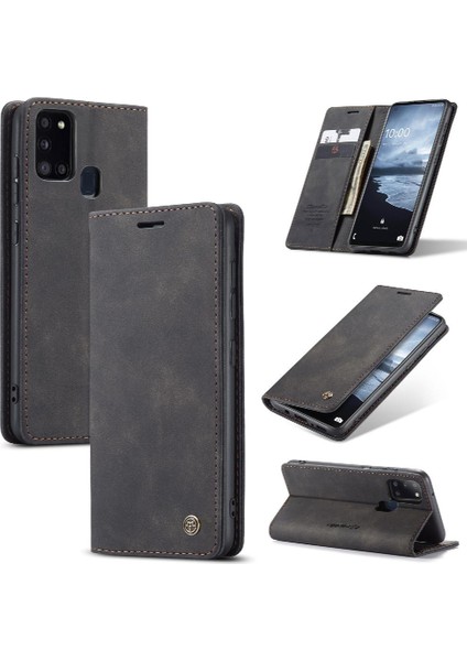 Samsung Galaxy A21S Manyetik Kapatma Darbeye Durumda Kart Pu Için Flip Case (Yurt Dışından) fırsatları